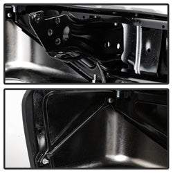 xTune Chevrolet Silverado 1500/Sierra 1500 07-13 Chrome OEM Style Steel Rear Bumper Does Not Fit w/Park Assist Sensors Hole OEM PN[GM1103147]
