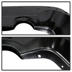xTune Dodge Ram 1500/1500 09-10 Black OEM Style Steel Rear Bumper w/Dual Exhaust Models Only Does Not Fit w/Parking Sensors Hole