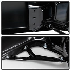 xTune Dodge Ram 1500/Ram 2500/Ram 3500/1500/2500/3500 09-10 Black OEM Style Steel Rear Bumper Does Not Fit w/Parking Sensors Hole And Dual Exhaust OEM PN[CH1103120]