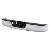 xTune Dodge Ram 1500/Ram 2500/Ram 3500/1500/2500/3500 09-10 Chrome OEM Style Steel Rear Bumper Does Not Fit w/Parking Sensors Hole And Dual Exhaust OEM PN[CH1103117]
