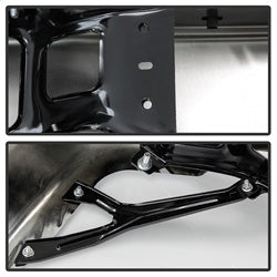 xTune Dodge Ram 1500/Ram 2500/Ram 3500/1500/2500/3500 09-10 Chrome OEM Style Steel Rear Bumper Does Not Fit w/Parking Sensors Hole And Dual Exhaust OEM PN[CH1103117]