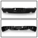 xTune Dodge Ram 1500/1500 09-10 Black OEM Style Steel Rear Bumper w/Dual Exhaust Does Not Fit w/Parking Sensors Hole