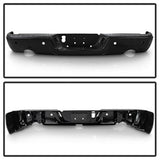 xTune Dodge Ram 1500/1500 09-10 Black OEM Style Steel Rear Bumper w/Dual Exhaust And Parking Sensors Hole OEM PN[CH1103124]