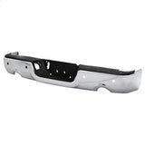 xTune Dodge Ram 1500/1500 09-10 Chrome OEM Style Steel Rear Bumper w/Dual Exhaust Models And Parking Sensors Hole OEM PN[CH1103119]