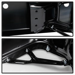 xTune Dodge Ram 1500/Ram 2500/Ram 3500/1500/2500/3500 09-10 Black OEM Style Steel Rear Bumper w/Parking Sensors Hole Does Not Fit w/Dual Exhaust