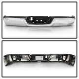 xTune Dodge Ram 1500/Ram 2500/Ram 3500/1500/2500/3500 09-10 Chrome OEM Style Steel Rear Bumper w/Parking Sensors Hole OEM PN[CH1103122]