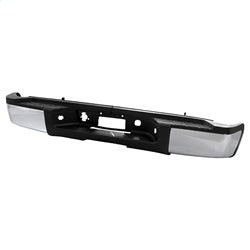 xTune Chevrolet Silverado 2500 HD/Silverado 3500 HD/Sierra 2500 HD/Sierra 3500 HD 07-10 Chrome OEM Style Steel Rear Bumper w/Dual Exhaust Does Not Fit w/Park Assist Sensor Hole And Dual Rear Wheels