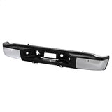 xTune Chevrolet Silverado 2500 HD/Silverado 3500 HD/Sierra 2500 HD/Sierra 3500 HD 07-10 Chrome OEM Style Steel Rear Bumper w/Parking Sensors Hole Does Not Fit w/Dual Rear Wheel