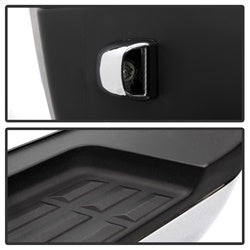 xTune Chevrolet Silverado 2500 HD/Silverado 3500 HD/Sierra 2500 HD/Sierra 3500 HD 07-10 Chrome OEM Style Steel Rear Bumper w/Parking Sensors Hole Does Not Fit w/Dual Rear Wheel