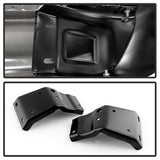 xTune Dodge Ram 1500/Ram 2500/Ram 3500 02-08 Chrome OEM Style Steel Rear Bumper Incl. Brackets Hardware And Step Pads