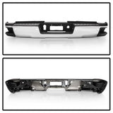 xTune Chevrolet Silverado 2500 HD/Silverado 3500 HD/Sierra 2500 HD/Sierra 3500 HD 15-19 Chrome Rear Steel Bumper OEM PN[84077957-PFM]