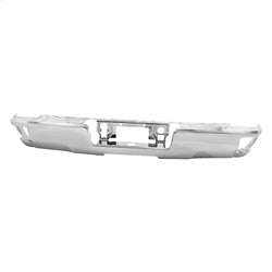xTune Chevrolet Silverado 1500/Sierra 1500 14-18 Chrome Rear Steel Bumper w/o Park Assist Sensor Hole OEM PN[23108142]