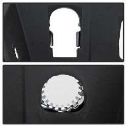 xTune Chevrolet Silverado 1500/Sierra 1500 14-18 Chrome Rear Steel Bumper w/o Park Assist Sensor Hole w/Corner Steps Bracket/Hardware And Step Pads
