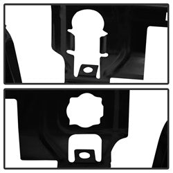 xTune Chevrolet Silverado 1500/Sierra 1500 14-18 Black Rear Steel Bumper w/Park Assist Sensor Hole OEM PN[23112252]