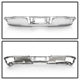 xTune Chevrolet Silverado 1500/Sierra 1500 14-18 Chrome Rear Steel Bumper w/Park Assist Sensor Hole OEM PN[23108141]