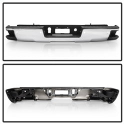 xTune Chevrolet Silverado 1500/Sierra 1500 14-18 Chrome Rear Steel Bumper OEM PN[84077959-PFM]