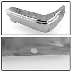 xTune Ford F-150 09-14 Chrome Rear Bumper Cap End Right w/Sensor Hole Rear Bumper Cap End