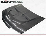 1990-1993 Acura Integra 2 doors 4 doors XTREME GT Style Carbon Fiber Black Hood