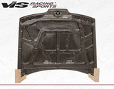1990-1993 Acura Integra 2 doors 4 doors JS Style Carbon Fiber Black Hood