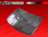 1990-1996 Nissan 300ZX 2 doors TECHNO R Style Carbon Fiber Black Hood