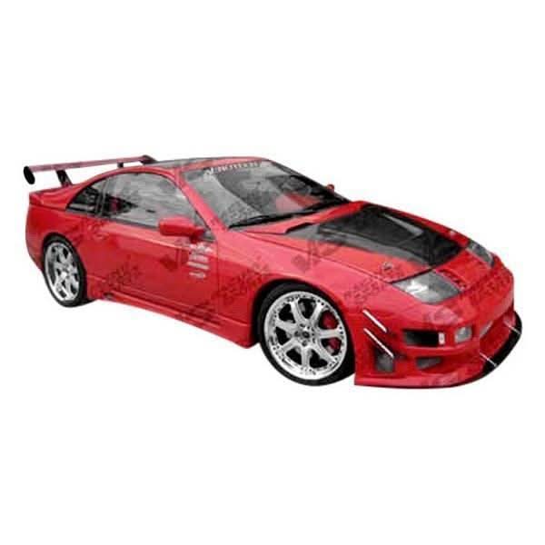 1990-1996 Nissan 300ZX 2 doors INVADER Style Carbon Fiber Black