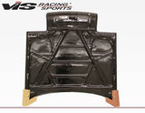 1990-1993 Toyota Celica 2 doors OEM Style Carbon Fiber Black Hood