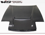 1990-1993 Toyota Celica 2 doors INVADER Style Carbon Fiber Black Hood