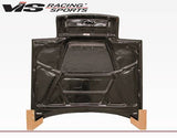 1990-1993 Toyota Celica 2 doors INVADER Style Carbon Fiber Black Hood