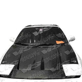 1990-1995 Toyota MR2 2 doors TECHNO R Style Carbon Fiber Black Hood