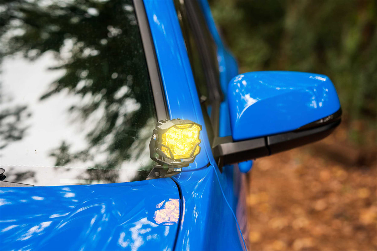 Morimoto 4Banger Ditch Light Kit: 16-23 Tacoma
