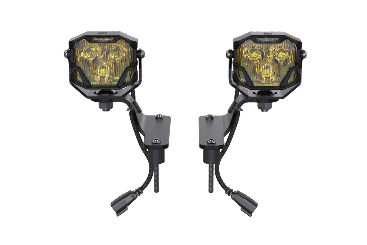 Morimoto 4Banger Ditch Light Kit: Gladiator JT