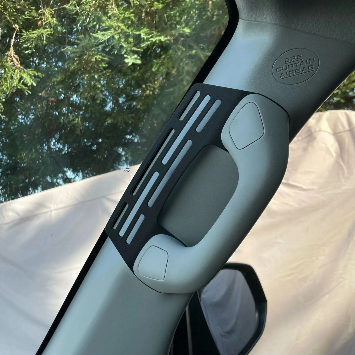 2010-2024 Toyota 4Runner (5th Gen) Passenger Side A-Pillar Grab Handle Accessory Mount For Phones Ham Radios Switch’s Winch Controller Cams Overlanding