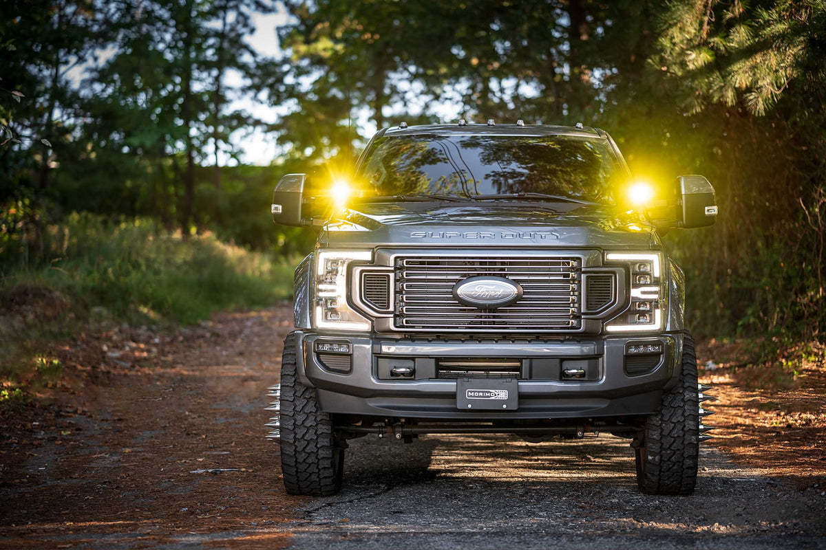 Morimoto 4Banger Ditch Light Kit: 17-22 Super Duty