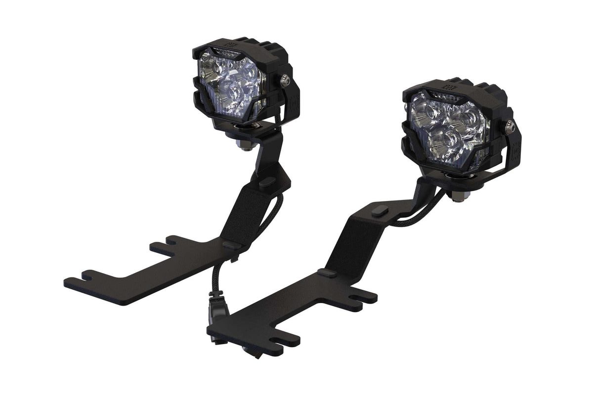 Morimoto 4Banger Ditch Light Kit: 14-18 Silverado 1500
