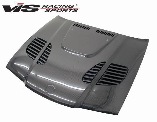 1992-1998 BMW 3 SERIES E36 2 doors GTR Style Carbon Fiber Black Hood
