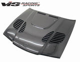 1992-1998 BMW 3 SERIES E36 2 doors GTR Style Carbon Fiber Black Hood