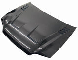 1992-1995 Honda Civic 2 doors CYBER Style Carbon Fiber Black Hood