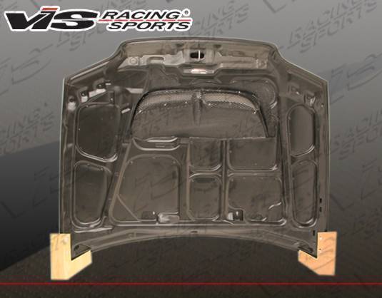 1992-1995 Honda Civic 2 doors MONSTER Style Carbon Fiber Black Hood