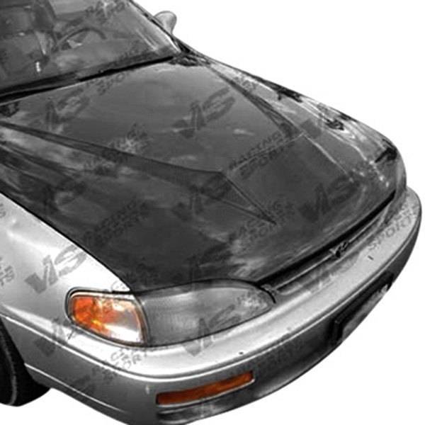 1992-1996 Toyota Camry 4 doors INVADER Style Carbon Fiber Black Hood