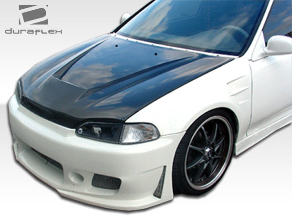 1992-1995 Honda Civic Duraflex B-2 Front Bumper Cover - 1 Piece