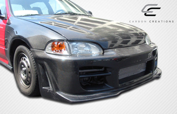 1992-1995 Honda Civic 2DR / HB Carbon Creations OEM Look Fenders - 2 Piece
