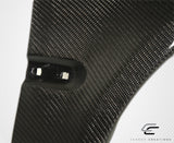 1992-1995 Honda Civic 2DR / HB Carbon Creations OEM Look Fenders - 2 Piece
