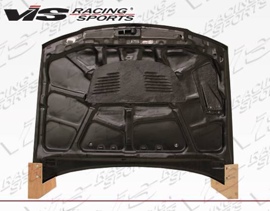 1993-1996 Mitsubishi Mirage 4 doors EVO 5 Style Carbon Fiber Black Hood