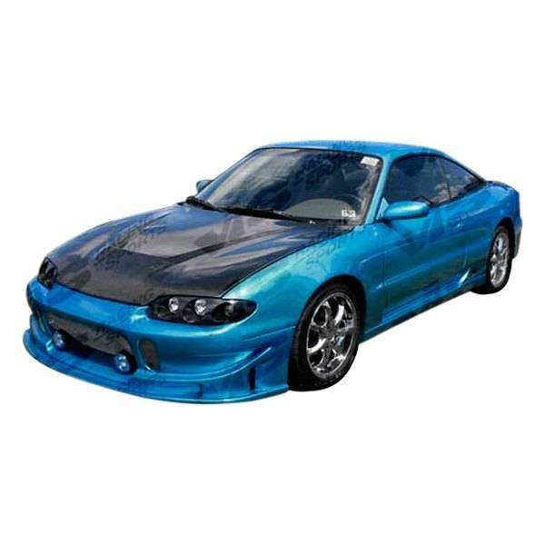 1993-1997 Mazda MX3 2 doors INVADER Style Carbon Fiber Black Hood
