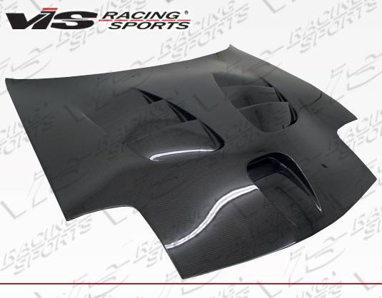 1993-1996 Mazda RX7 2 doors FUZION Style Carbon Fiber Black Hood