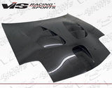 1993-1996 Mazda RX7 2 doors FUZION Style Carbon Fiber Black Hood