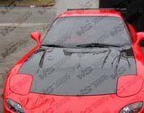1993-1996 Mazda RX7 2 doors INVADER Style Carbon Fiber Black Hood