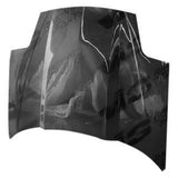 1993-1997 Pontiac Trans AM 2 doors Cowl Induction Style Carbon Fiber Black Hood