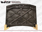 1993-1997 Toyota Corolla 4 doors OEM Style Carbon Fiber Black Hood