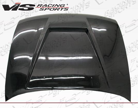 1993-1997 Toyota Corolla 4 doors INVADER Style Carbon Fiber Black Hood